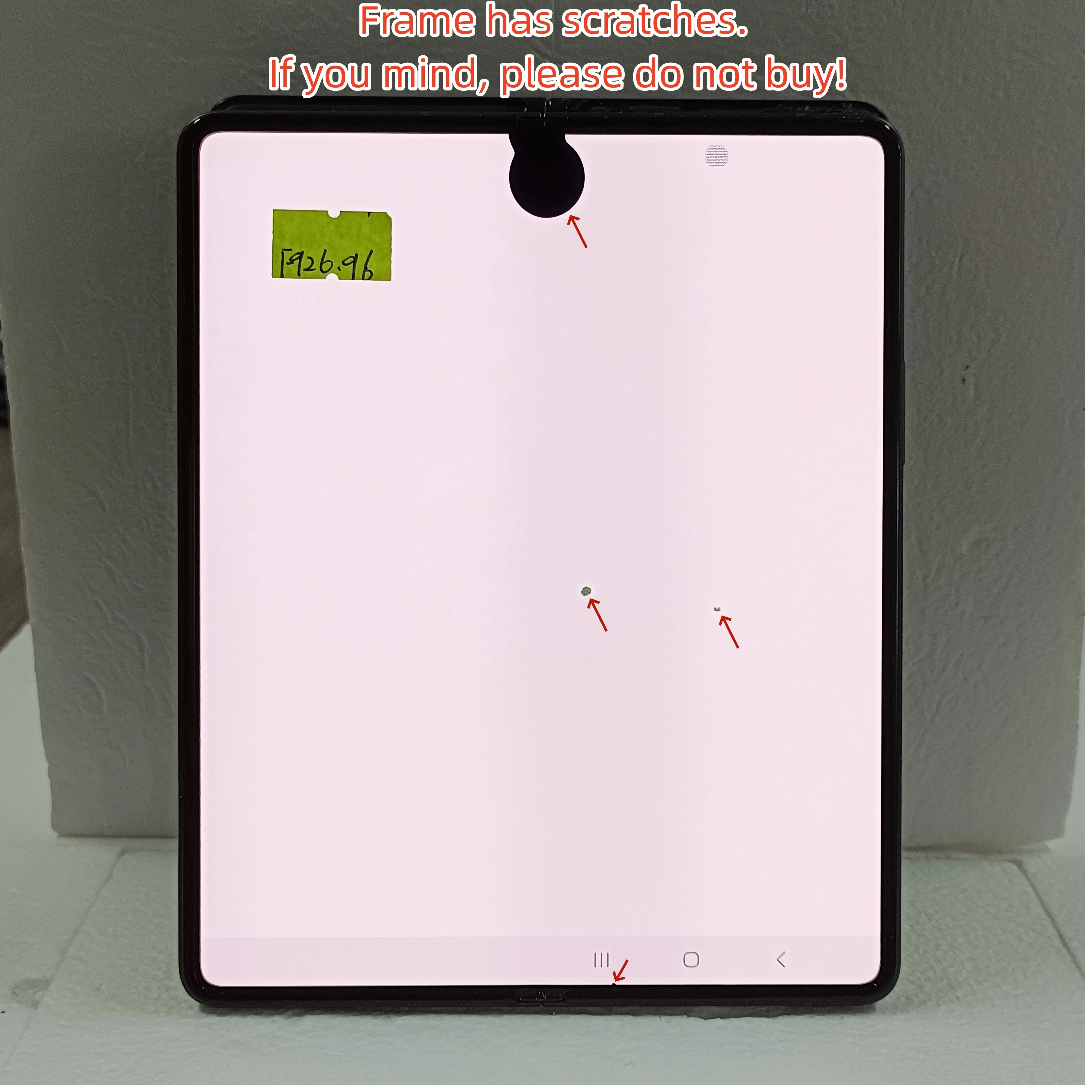 AMOLED ÷ ġ ũ Ÿ , Ｚ Z  3 5G, SM-F926U SM-F926B LCD ũ ü,  , 7.6 ġ