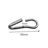 10 Pairs Stainless Steel Hooks Curb Chain Hook Double Hook With Left And Right Sides 6