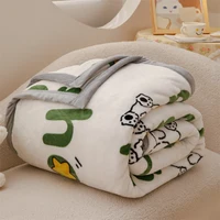 YanYangTian Winter Autumn Warm Plaid Blanket Plush Warmth Comfortable Bedspread on the bed Soda Bed Cover for kids 150 230 2