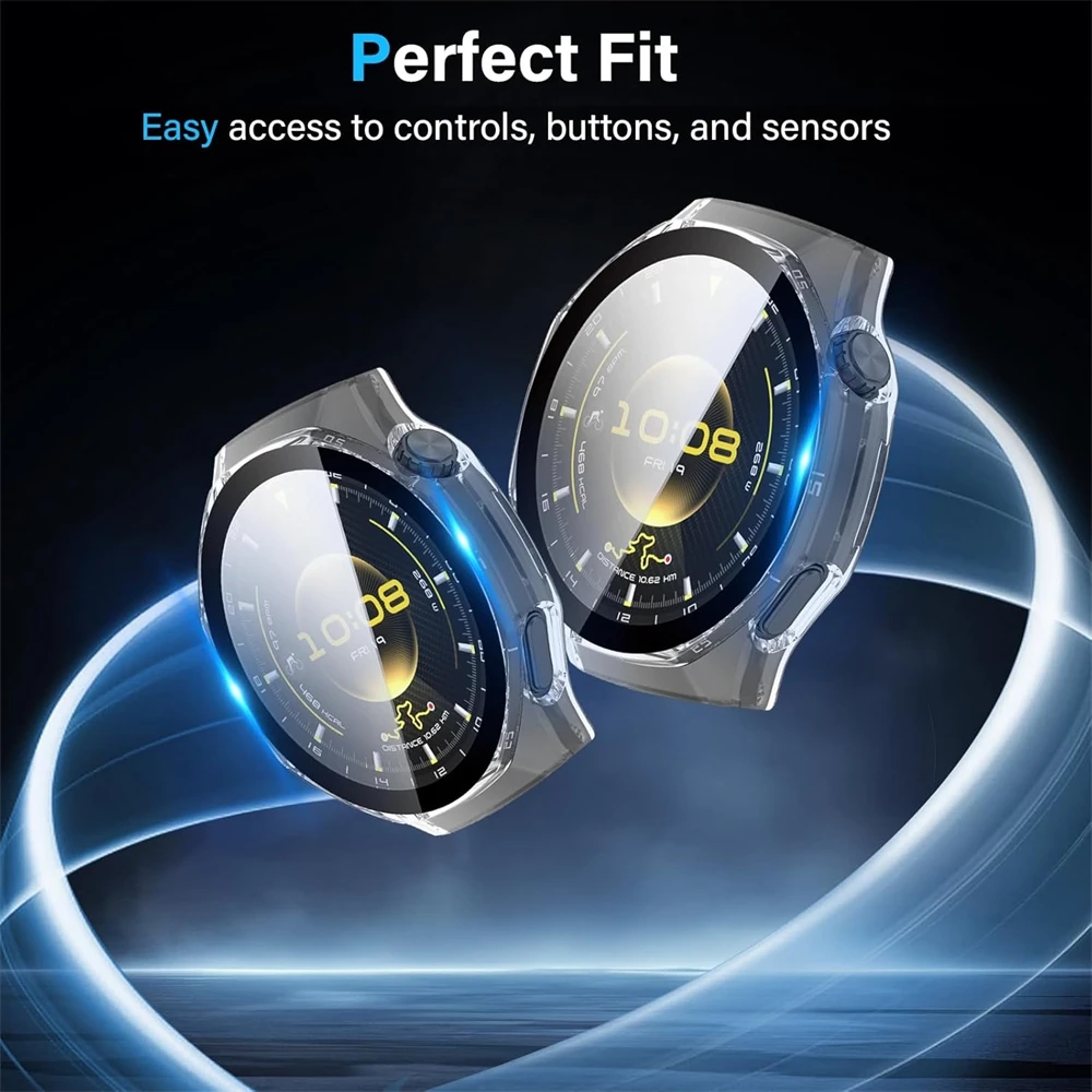 Durable Protective Glass and Bumper Set - Anti-Scratch Screen Protector and Hard PC Case