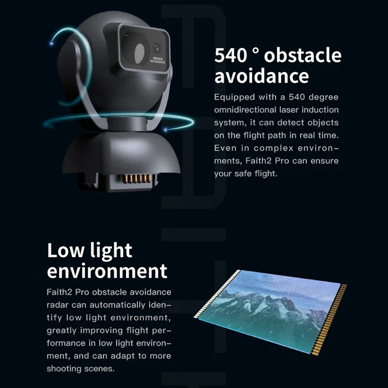 C-FLY Faith 2 Pro ,  540   ֹ ȸ, 4K HD ī޶  GPS , 6K M