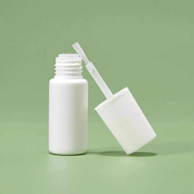 Flacone per smalto 1 pz 10ml, vasetto vuoto ricaricabile con pennello e tappo, contenitore cosmetico, kit professionale per salone e fai da te - immagine 5