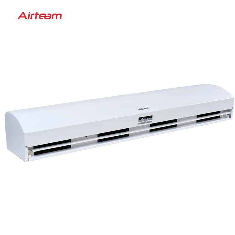 Centrifugal air curtain with door sensor magnet switch