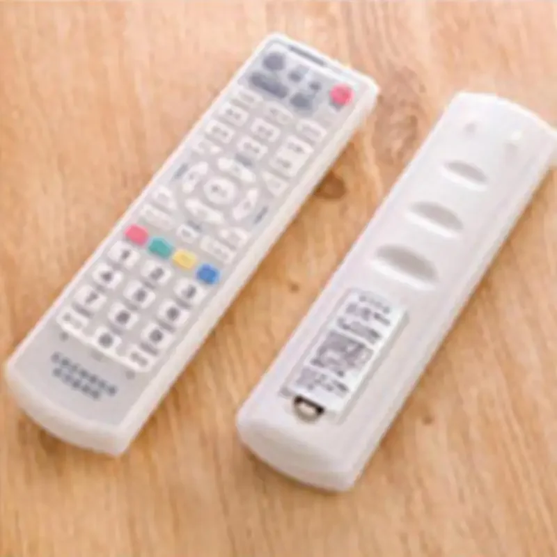 Silicone Storage Bags TV Remote Control Dust Cover Protective Holder Organizer Home Transparent Accessories Home Decor 4 Sizes silicone remote case,silicone remote sleeve,silicone remote cover,silicone case protector,remote controller cover