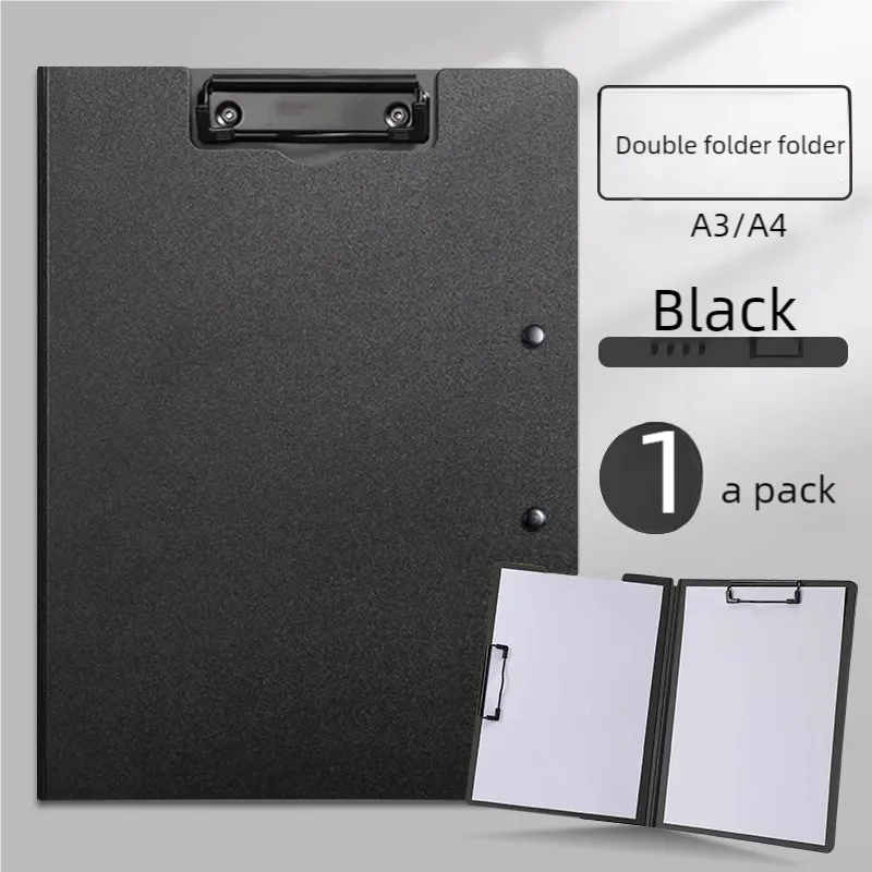 File Folders 1pc A4 Documents Organizer Clipboard With Cover Paper Folder for Business & School