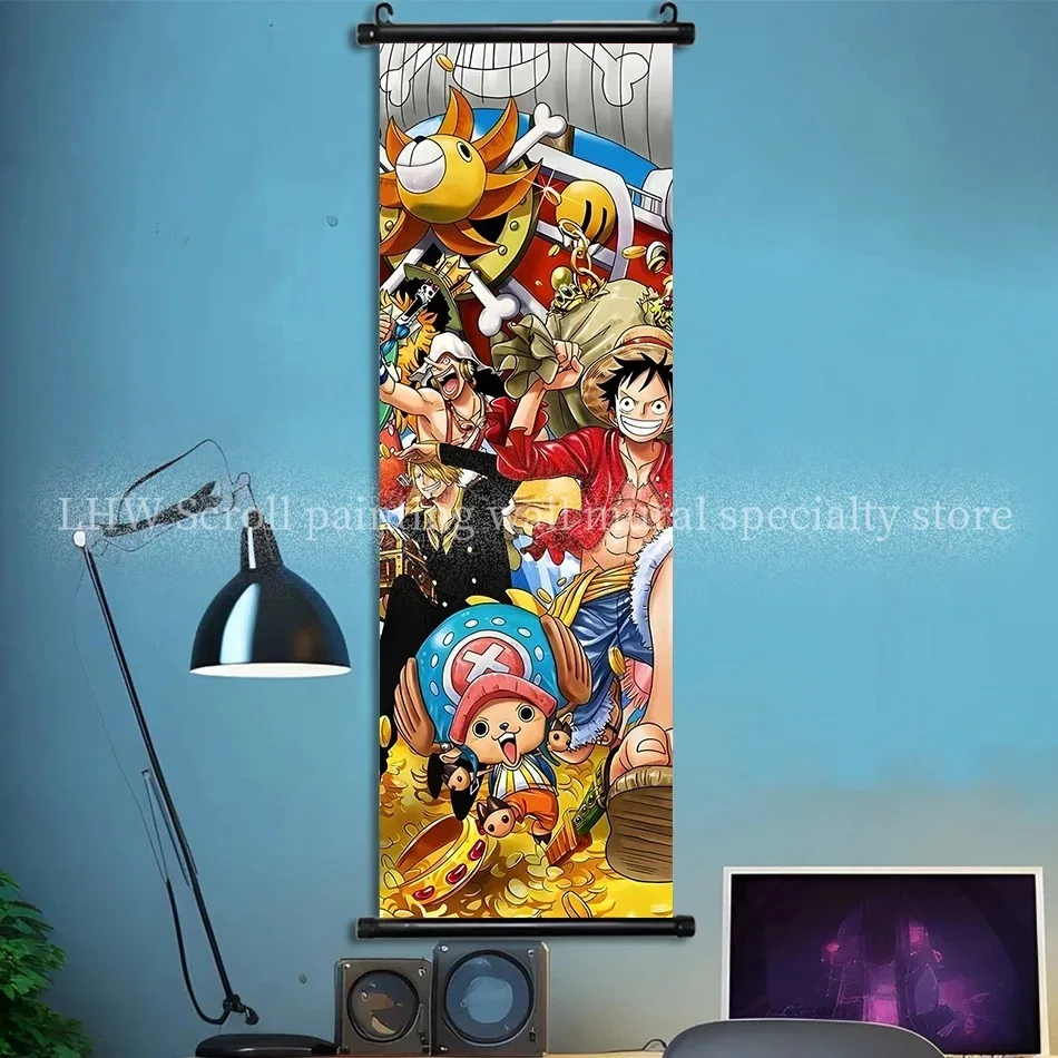 High-Definition One Piece Character Wall Art - Classic Decoration