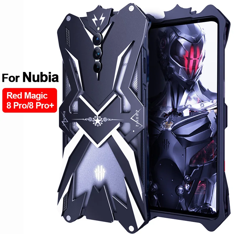 Powerful Shockproof Metal Armor Case For Nubia Red Magic 9S 8S 7S Pro Plus  6R 6S