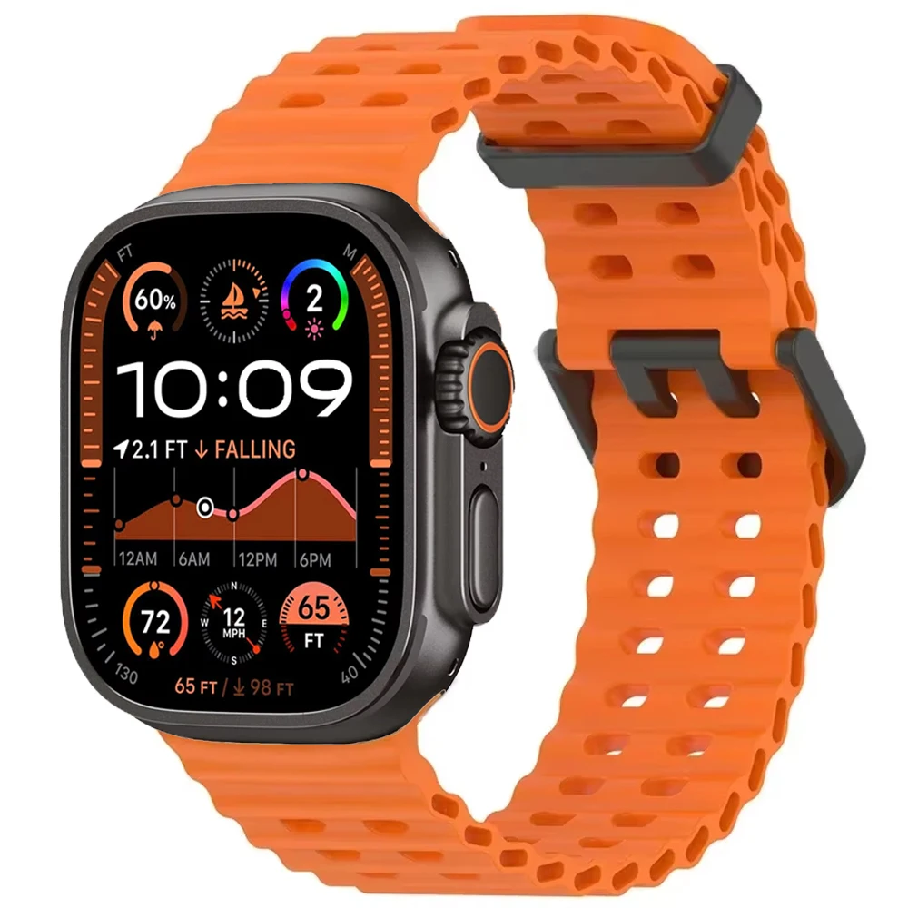 Breathable Ocean Silicone Strap