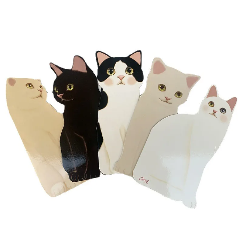 Greeting Cards Cute Cat 3D Greeting Cards Christmas Blessing with Envelopes Wedding Invitations