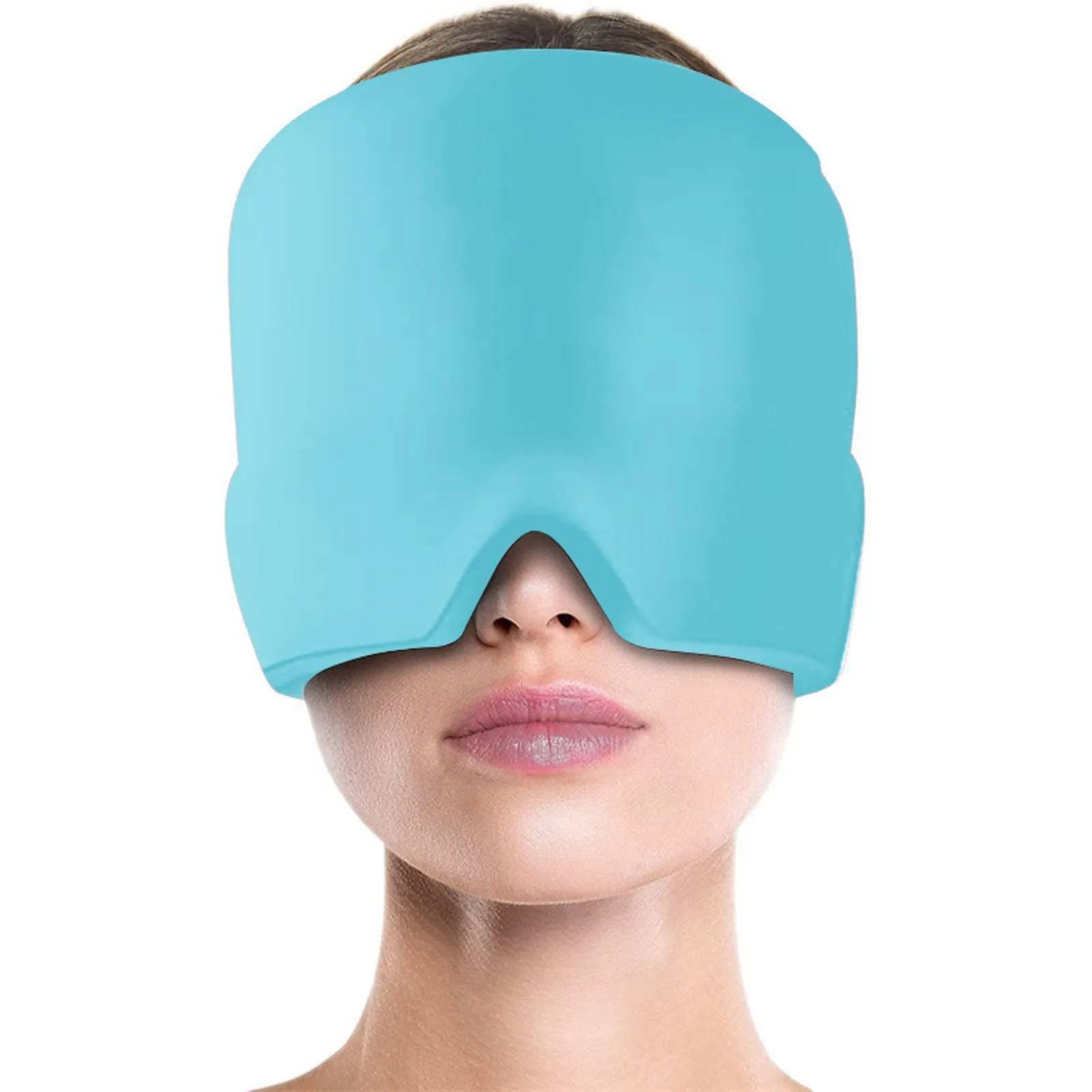 Form Fitting Gel Ice Headache Migraine Relief Hat Cold Migraine Relief Cap Comfortable Stretchable Sports Eyewear Ki