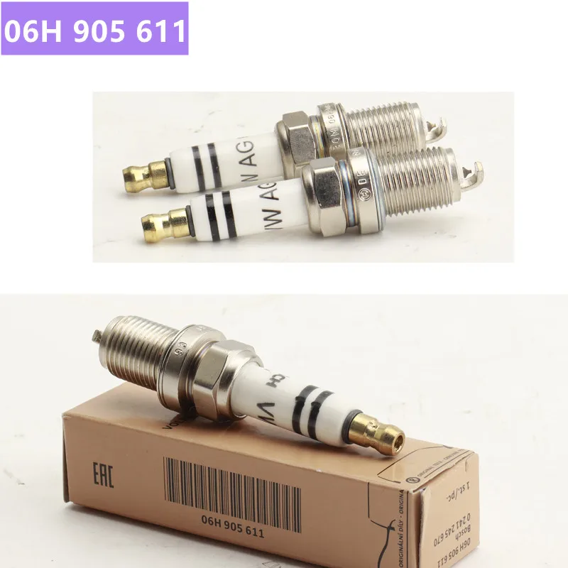 4pcs/lot 06h905611 Iridium Spark Plug For Audi A4 A5 1.8 2.2 Tfsi Tt Vw