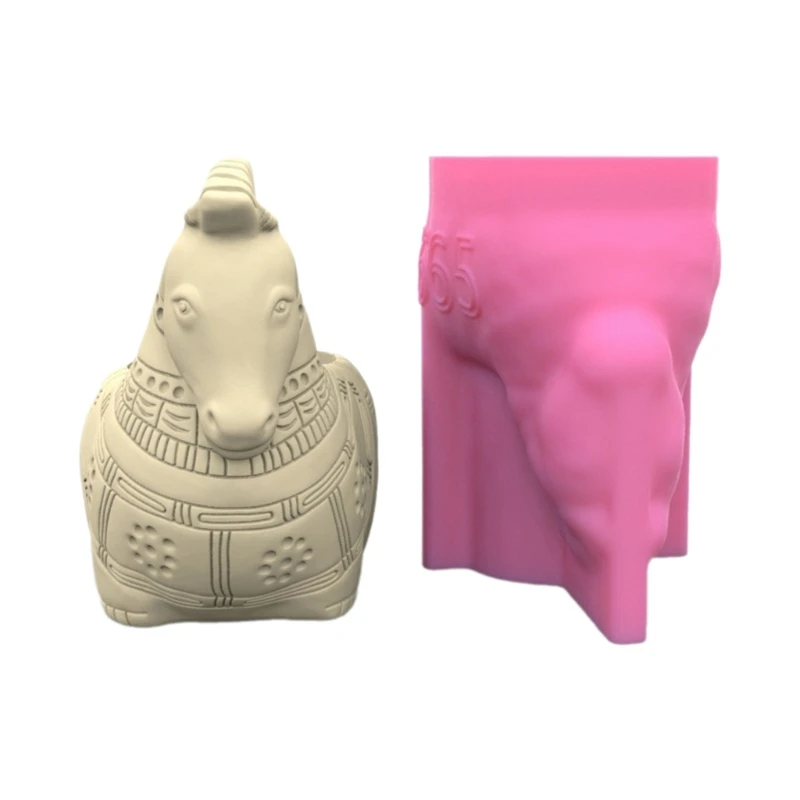 

Horse Shaped Silicone Vase Mold Concrete Molds for Crafts and Home Decorations