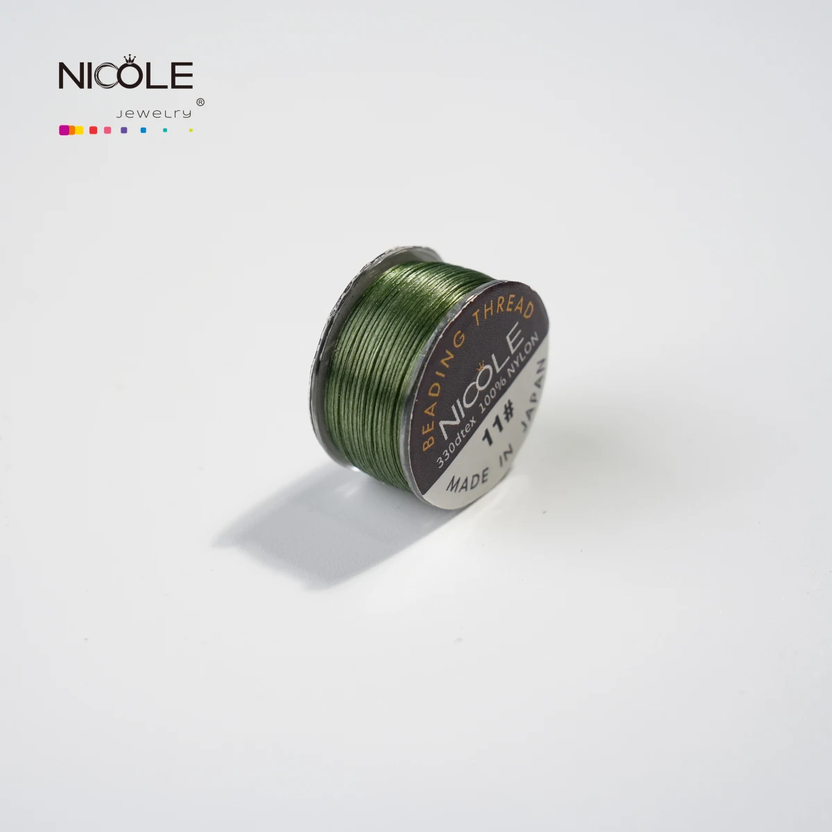 Miyuki 100% Nylon 330 DTEX Bead Thread DIY Japan Beading Thread Accessories For Bracelets 46M/Roll