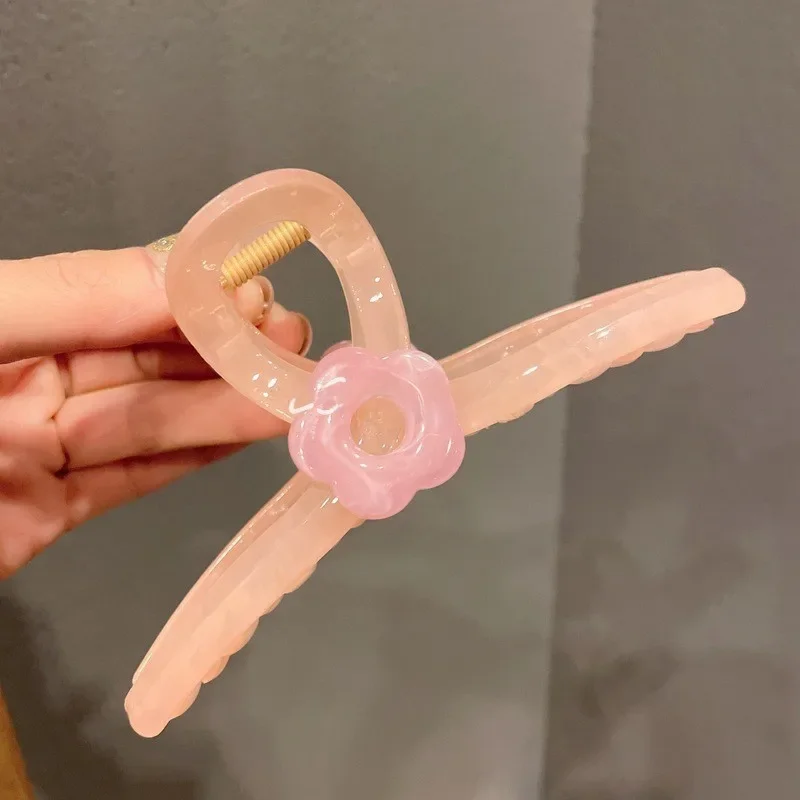 Pink Flower gripper-13cm