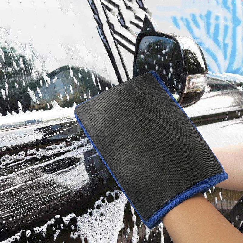 Durable Design Magic Clay Bar Mitt for Car Wash - Microfiber Detailing Towel Pad, Auto Care Cleaning Accessory 3