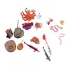 Science Sea Life Simulation Insect Earthworm Children Animals Figurines Salmon Realistic Life Cycle Growth Cycle Model Octopus 1