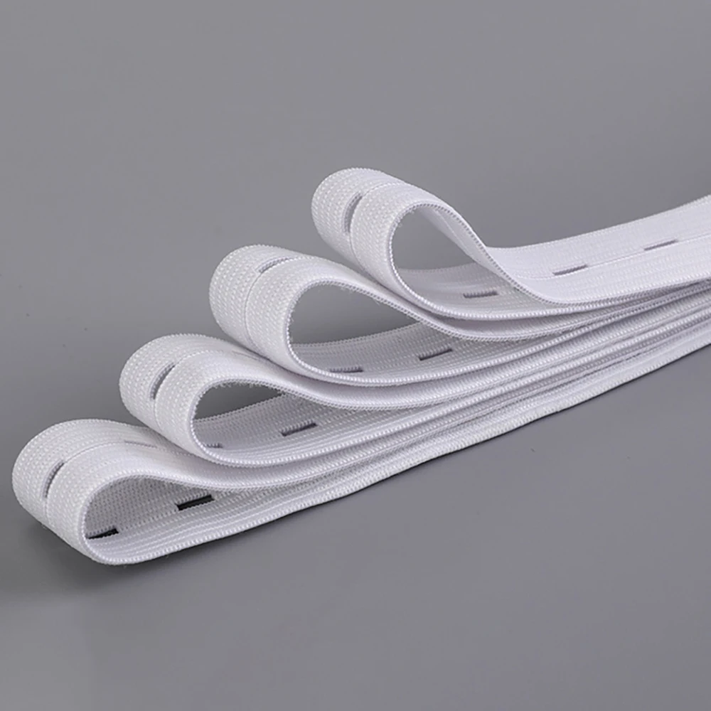 Chainho,Webbing Elastic Band,With Buttonhole,DIY Sewing Quilting Accessories,For Pregnant Women & Baby Clothes,10 Yards,25SJD1