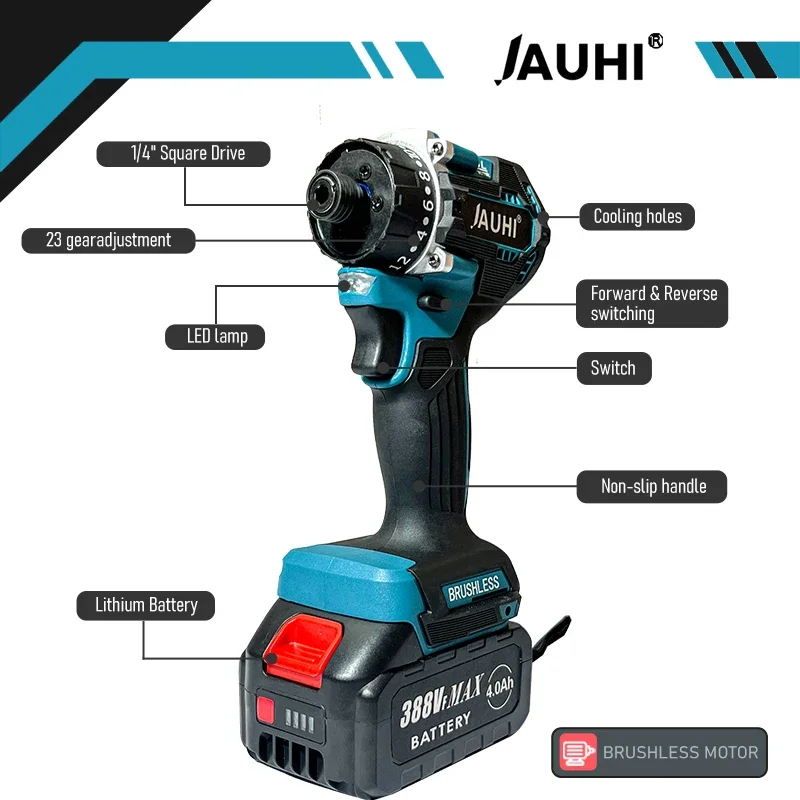 JAUHI 20 + 1 ũ 귯ø  ũ ̹ Ƭ ͸    帱, ŰŸ 18V ͸