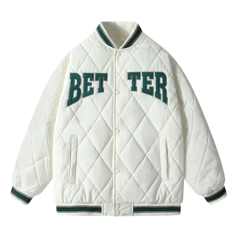 

Мужская куртка с вышивкой в клетку, 2 цвета