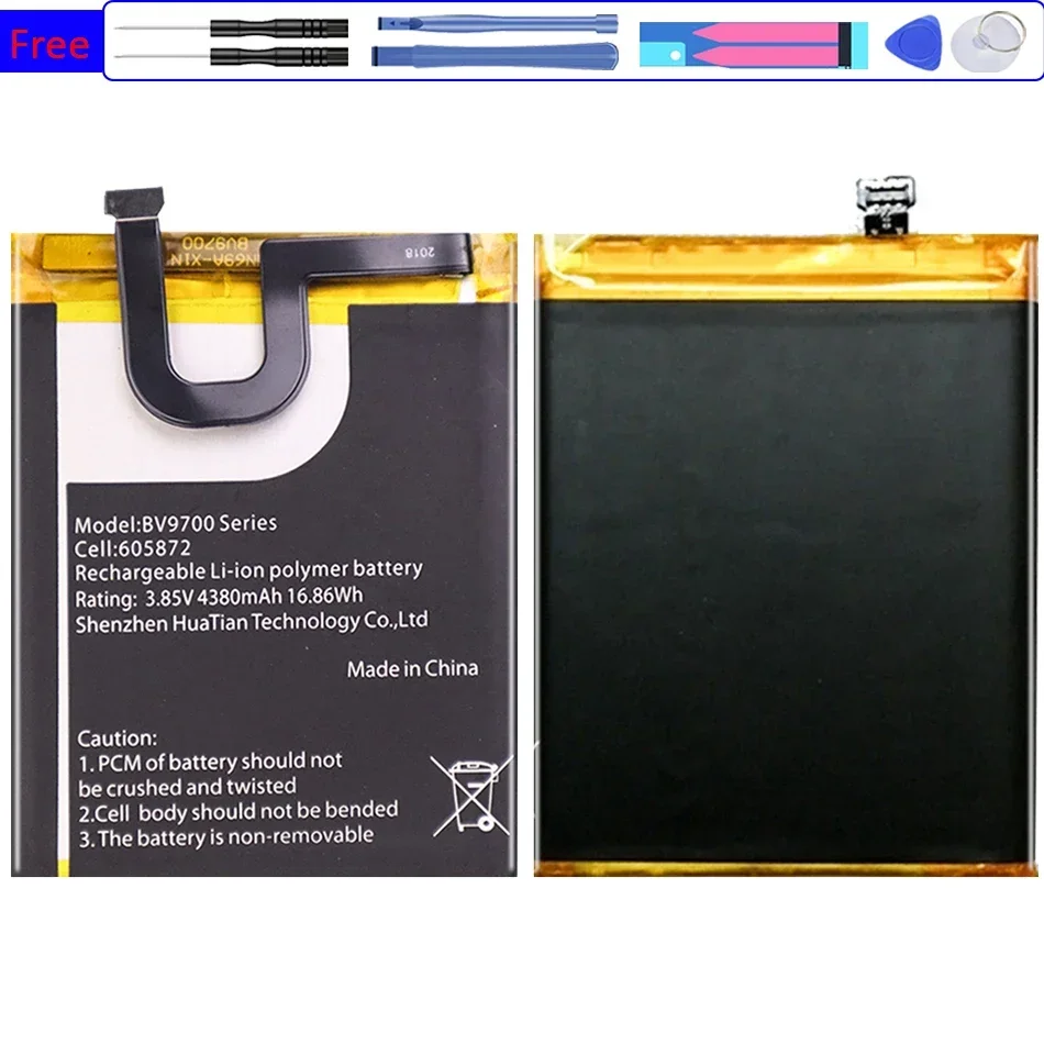 

Мобильный телефон аккумулятор 4380 мАч для Blackview BV9700 Pro BV9700Pro Series 605872 Bateria