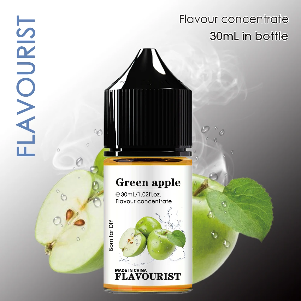 FLAVOURIST Green apple Flavor Concentrate Fruit Flavor Aroma Essence oil DIY wape E perfume liquid essence scent Juice