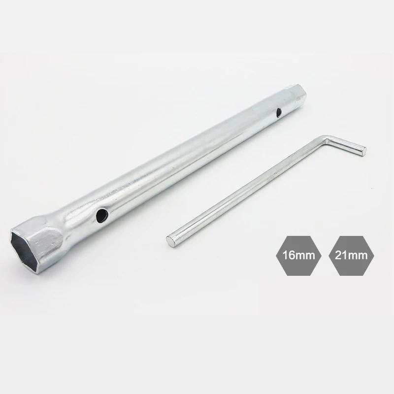 

Удлиненный трубчатый ключ для снятия Свечи Зажигания Набор трубчатых стержней ключа для свечи зажигания стальной двухсторонний для ремонта автомобиля
