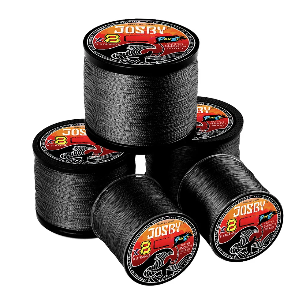 JOSBY 300M 500M 1000M X8 PE Braided Fishing Line Super Strong Japanese Multifilament 20LB-80LB Carp Wire Durable Sea Line pesca 5