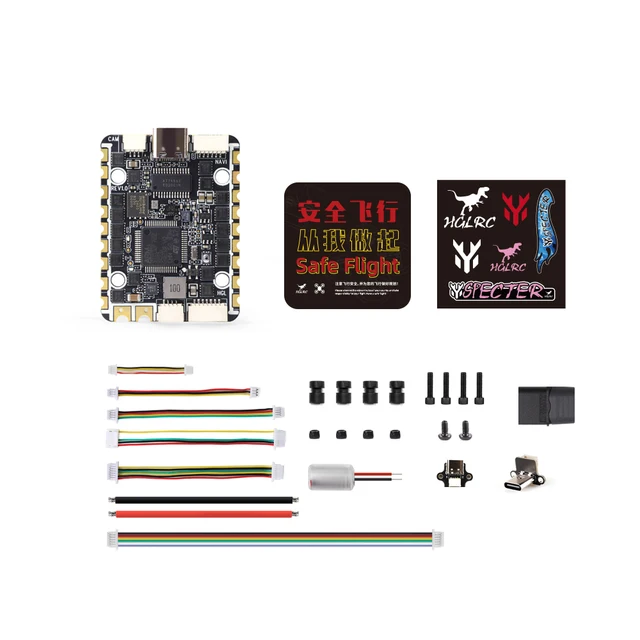 HGLRC SPECTER F722 40A 6 Channel AIO Flight Controller 2-6S for Rekon Y6 Six-axis and Other Mixed Control Types FPV Drone 6