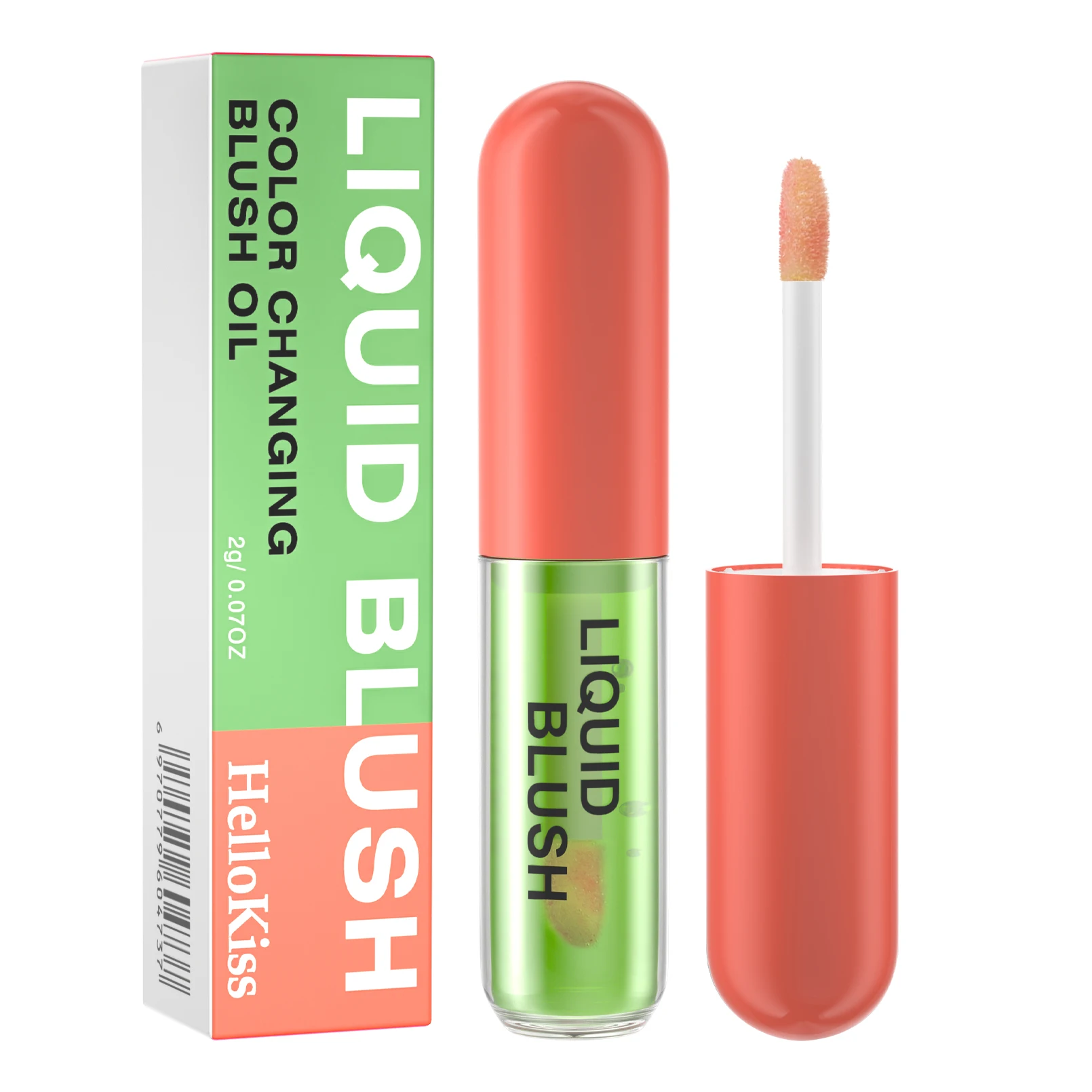 Color Changing Liquid Blush Oil Temperature Face Blusher Gloss Lasting Tinted Cheek Rouge Cosmetic Makeup Waterproof Rouge Oil 6