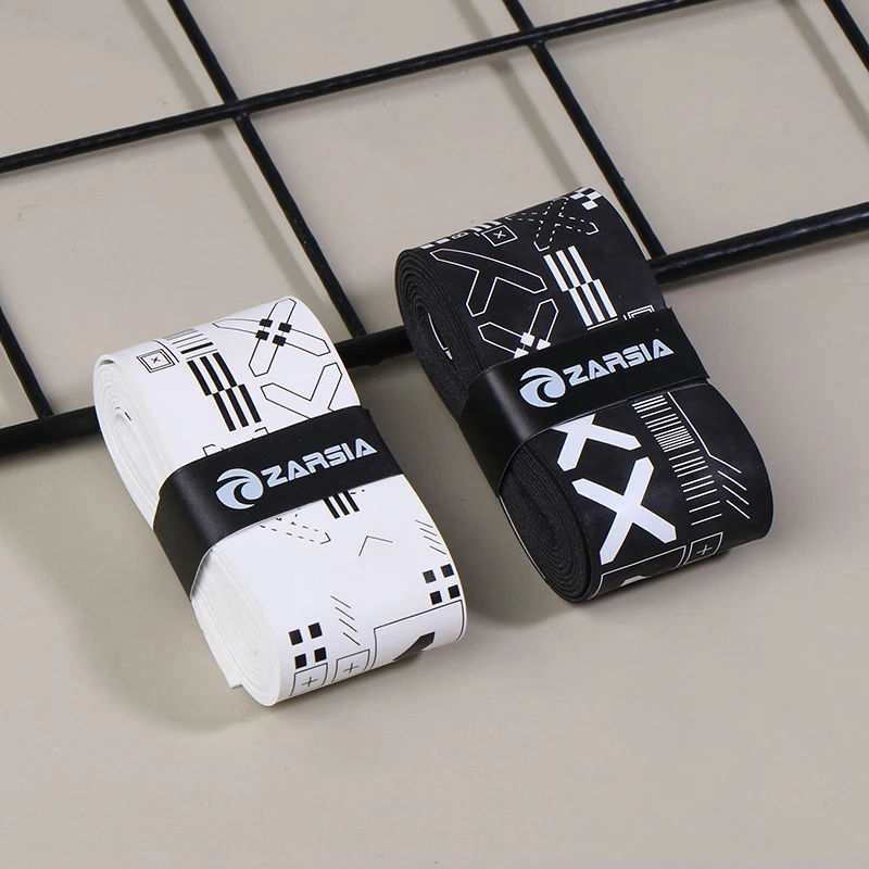 Description Picture 6 of itemTennis Badminton Racket Paddle Head Protection Tape Sticker Racket Overgrips Self-adhesive Shock Absorption Non-Slip Grip Tape
