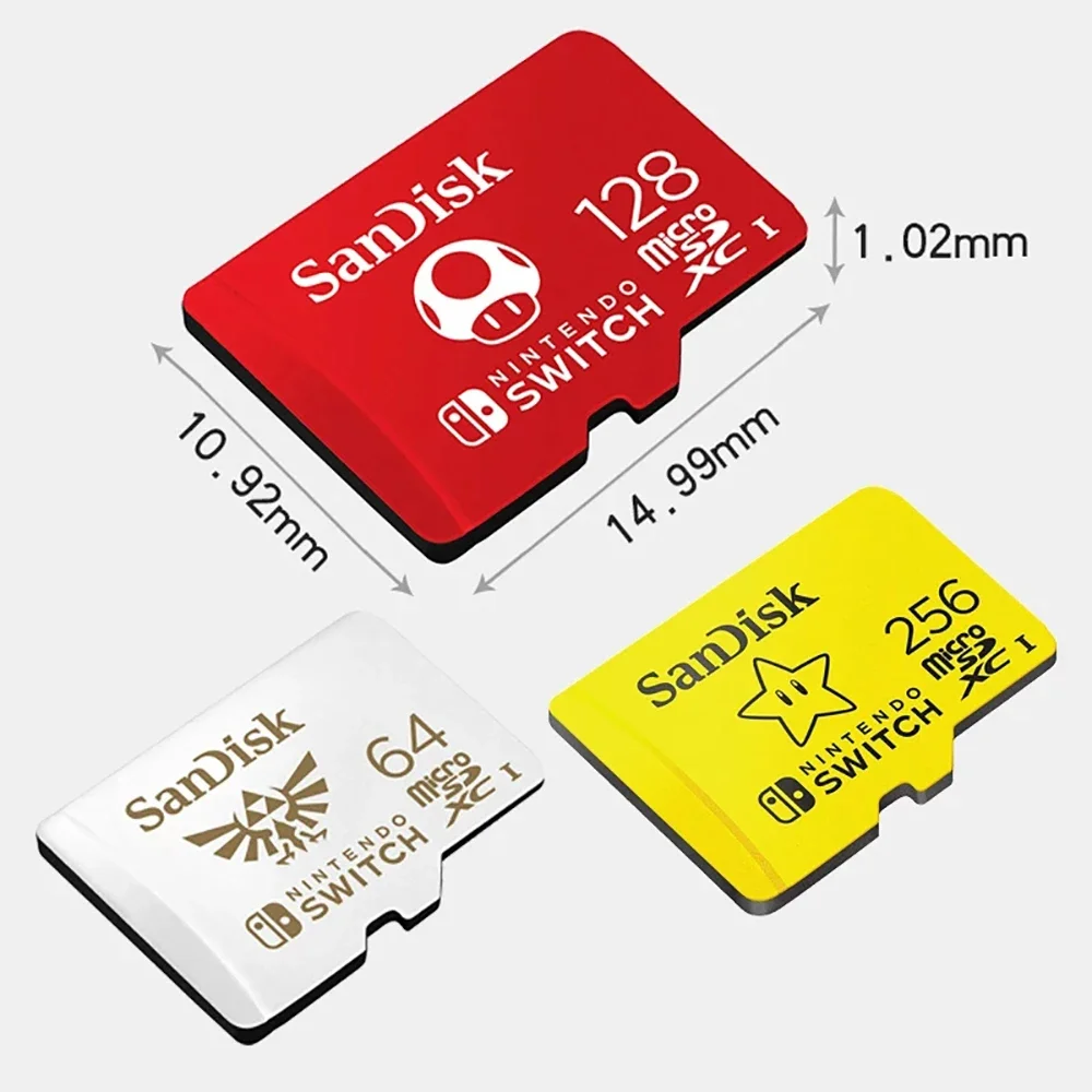 SanDisk-Cartes mémoire pour Nintendo Switch, Carte MicroSDXC