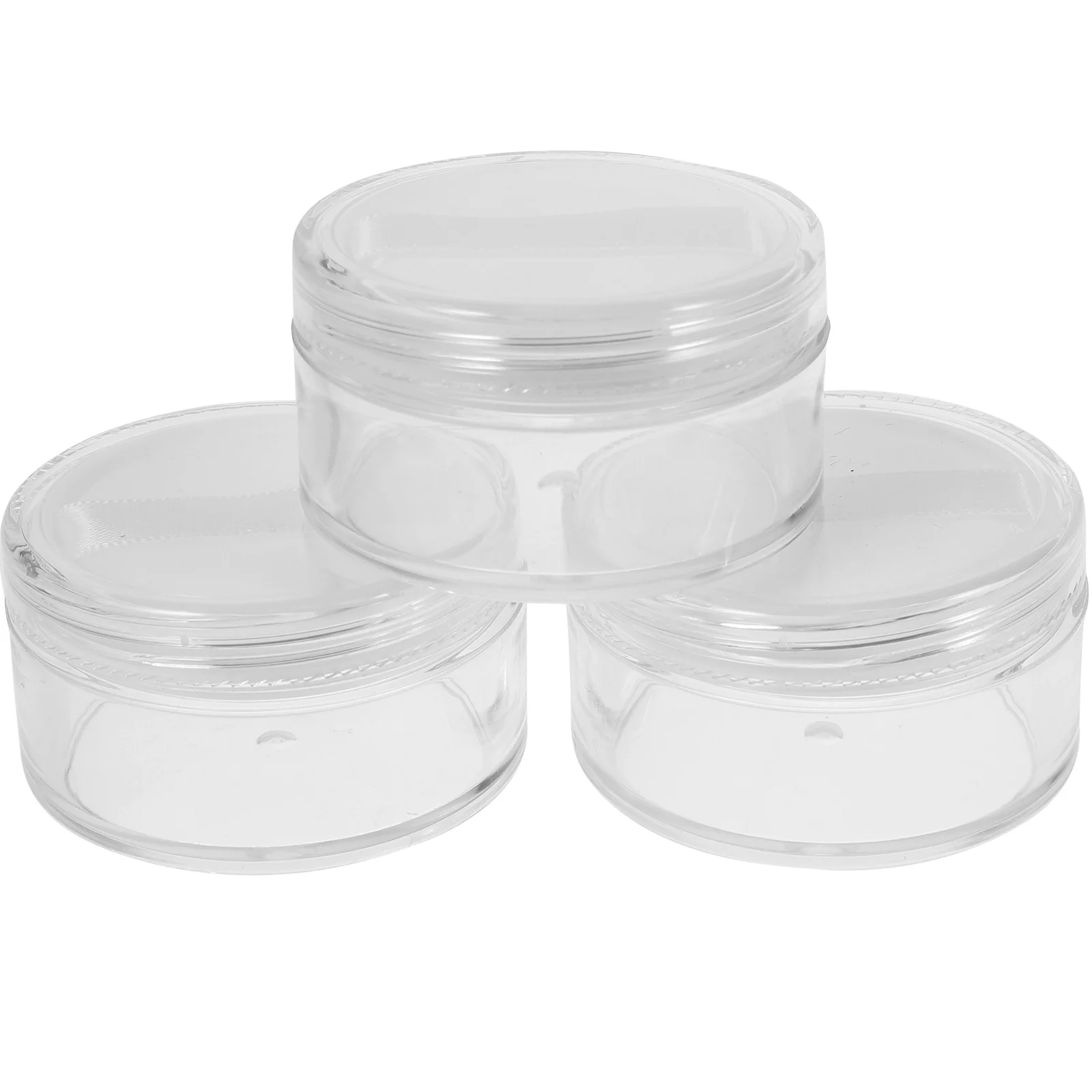 

3Pcs Empty Loose Powder Case, Portable Makeup Powder Bottles Subpackage Travelling Bottle with Puff for ( 20g )