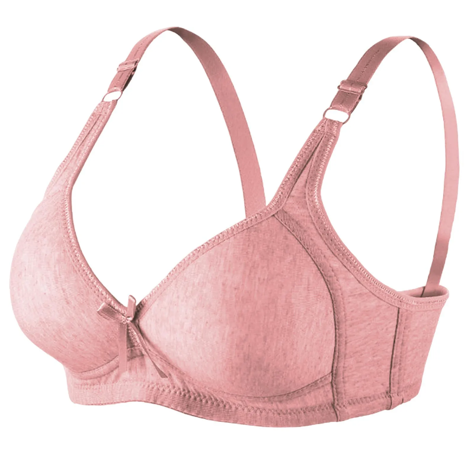 Women'S Push Up Bra Comfort Wireless Back Closure Bralettes Daily