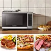 Digital Microwave Oven with Turntable Button Door, Child Safety Lock, 700W, Stainless Steel, 0.7Cubic Feet, Multifunction Weibol 4