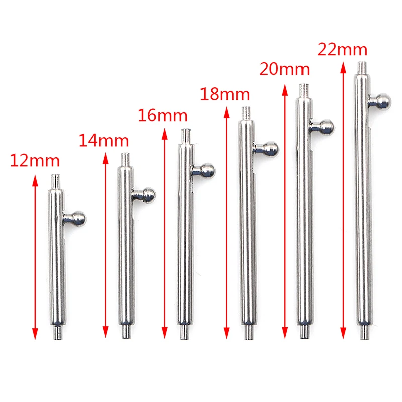 

10pcs Quick Release Watch Band Single Switch Spring Bars 16mm 18mm 20mm 22mm 24mm Strap Link Pin Stainless Steel