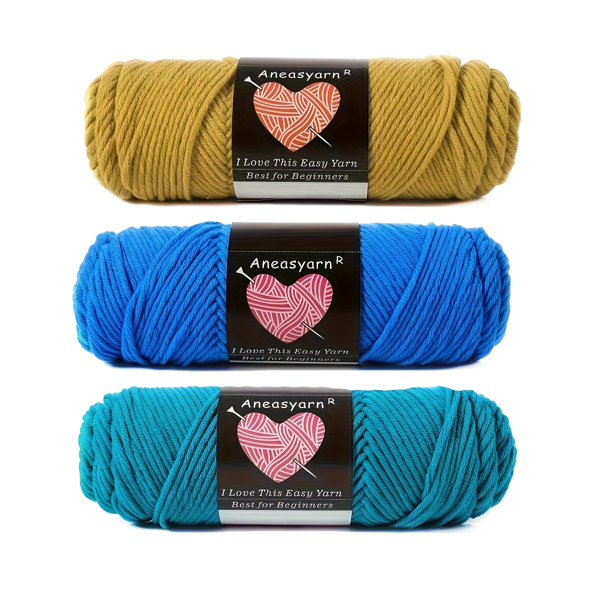 Hilo De Alpaca Multicolor En Ovillo De 100g - Ideal Para Tejer O Hacer Ganchillo, Suave Y De 3 Hebras
