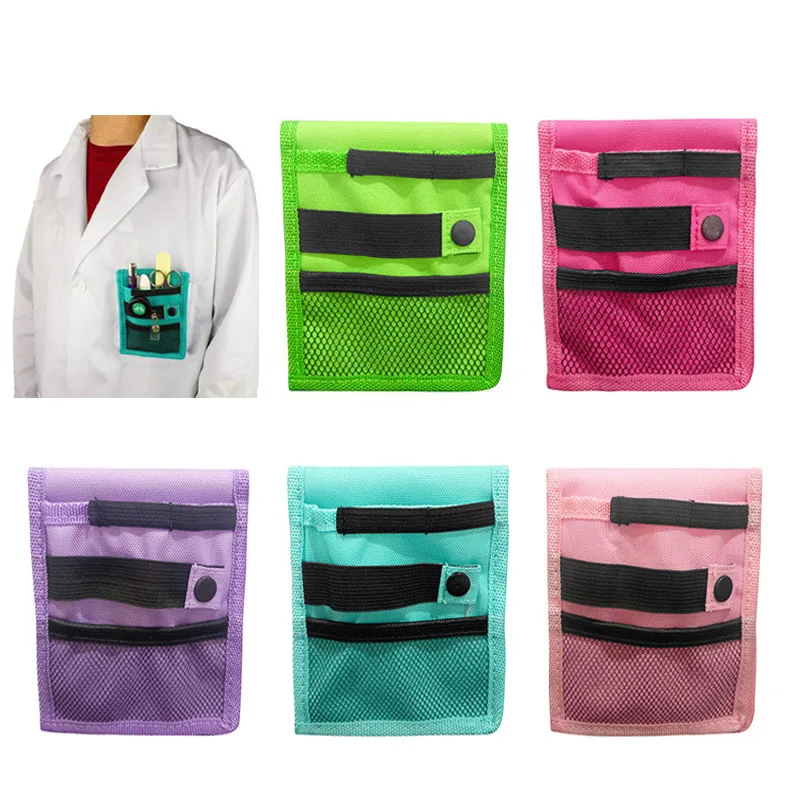 보관 가방 의사 간호사 펜 주머니 삽입 홀더 가방 포켓 펜 보호대 의사 가슴 주..