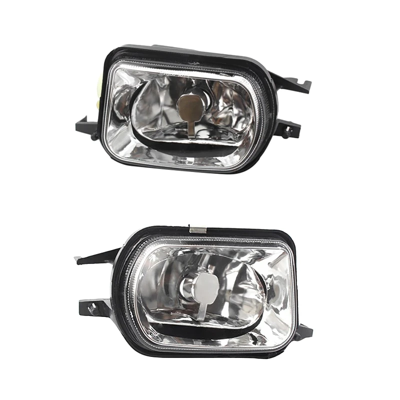 

2X Front Bumper Fog Lights Lamp Foglight Without Bulb For Benz C-Class W203 2001-2007 Right 2158200656 & Left 2158200556