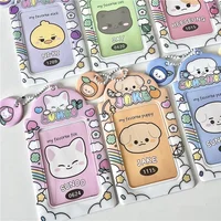 Kawaii ins  Cute 3 inch Kpop Photocard Holder Photo Card Holder Bag Pendant School Stationery 2
