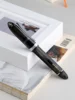 Majohn V60 Transparent Red  Triangular Piston Resin Fountain Pen Ink Writing Pen School Office Business Stationery Supplies Gift 4
