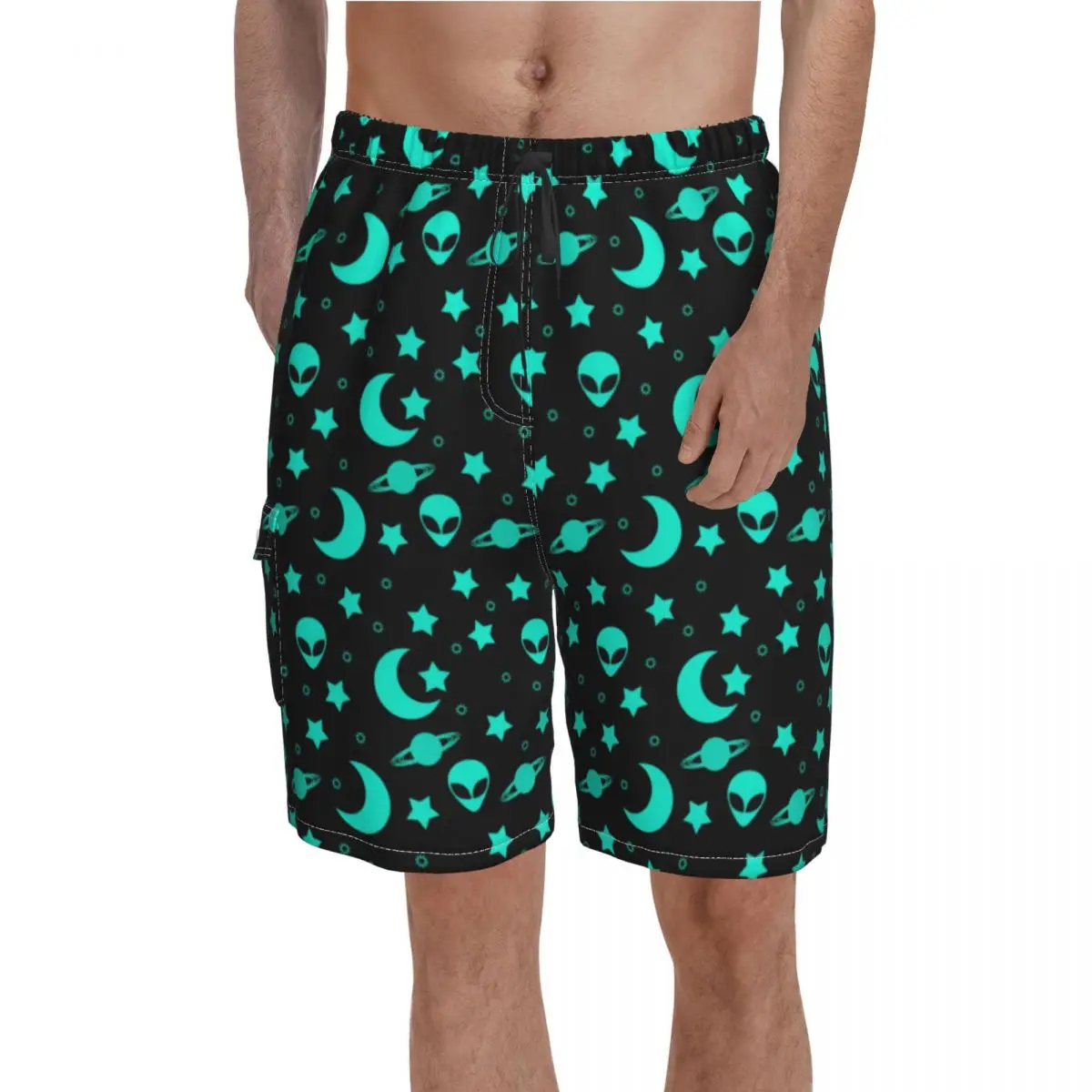 Cartoon Moon Board Shorts Hot Sale 