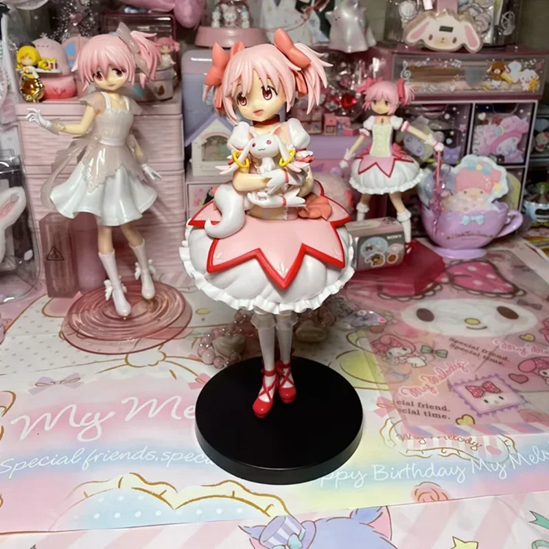 Original Genuine Sega Kaname Madoka Tamaki Iroha Anime Action Pvc Figure Model Doll Toy Figurine Collectiable Ornament Gift Kids