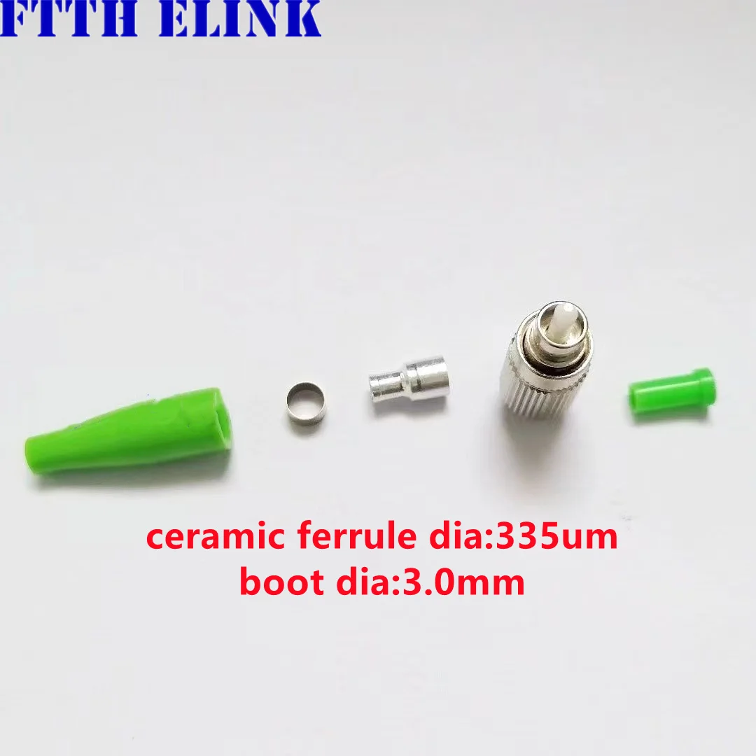 

Комплекты оптоволоконных коннекторов FC/APC 335um керамический наконечник с 3,0 мм загрузкой FTTH нестандартный коннектор Бесплатная доставка 10 шт.