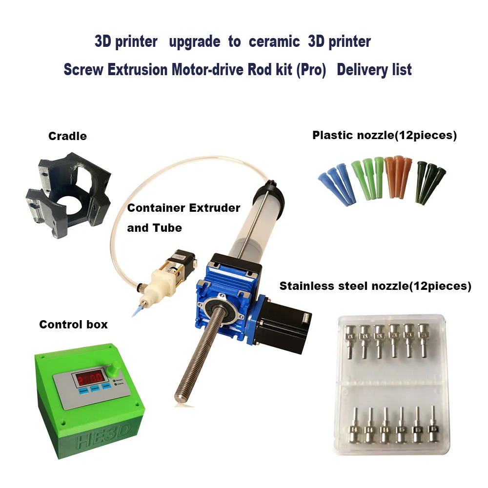 WASP Clay Extruder Kit 2.0