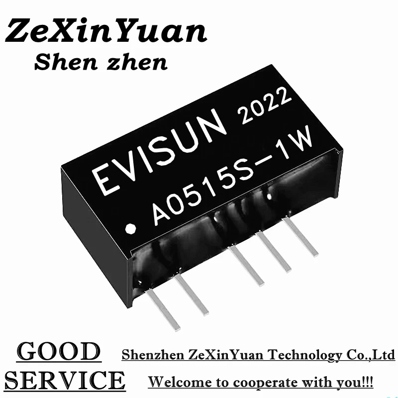 

5PCS/10PCS/20PCS A0515S-1WR3 A0515S-1WR2 A0515S-1W A0515S SIP-5 5V TO 15V 1W DC-DC isolapted power module