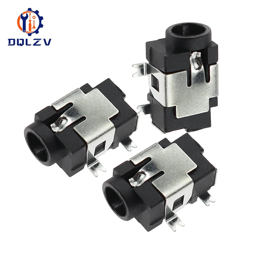 DC-031A 3.5*1.3MM 전원 어댑터 암 커넥터 DC-031 DC031A 4핀 SMD SMT 전원 잭 소켓 3.5×1.3mm