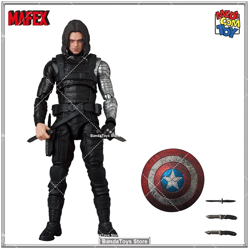 In Stock Original MAFEX No.203 MAFEX WINTER SOLDIER Captain