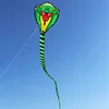 Large 8m Children Kite Toy Cartoon Snake Shape With Handle Line Easy to Fly Cobra Kite Children Flying Kite Outdoor Sports Toys 1