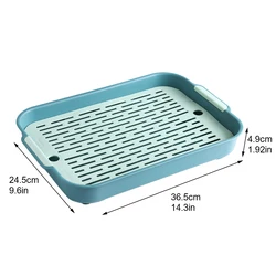 Corner Litter Box for Small Pets - Ideal for Rabbits, Ferrets, Hamsters, and Guinea Pigs (E)