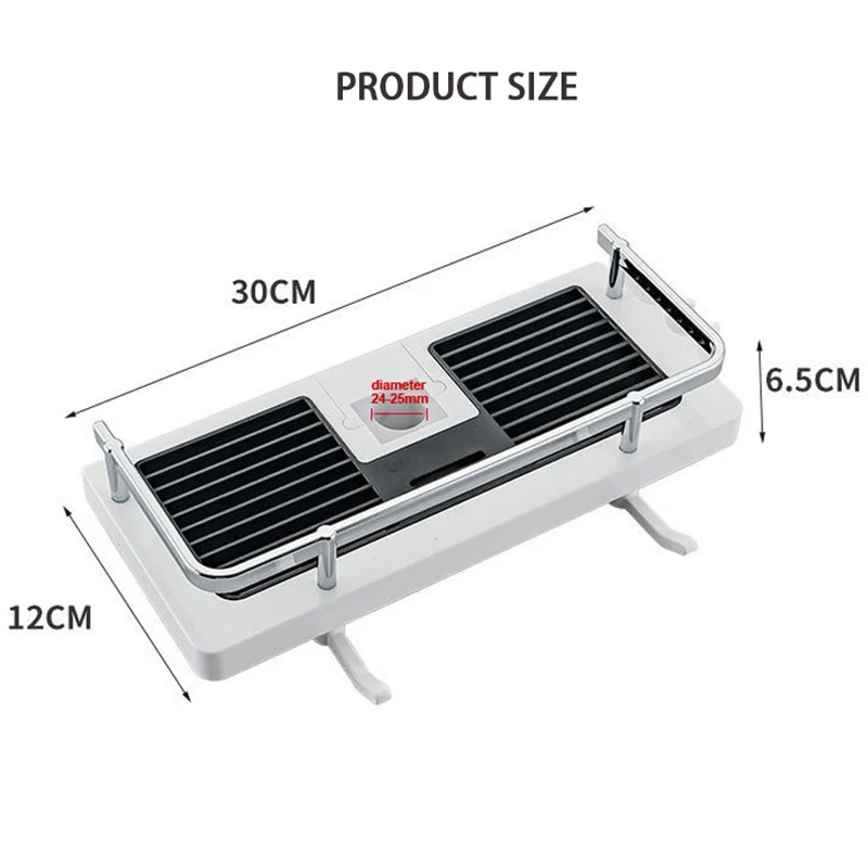 Shower Storage Holder Bathroom Shelf Pole Shelves Shampoo Tray Stand No Drilling Lifting Bathroom Shower Storage Rack Organizer 5
